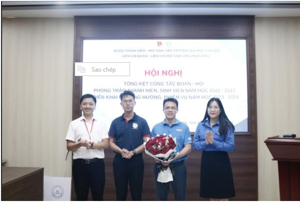 HỘI NGHỊ TỔNG KẾT CÔNG TÁC ĐOÀN – HỘI VÀ PHONG TRÀO THANH NIÊN, SINH VIÊN NĂM HỌC 2022 – 2023 VÀ TRIỂN KHAI PHƯƠNG HƯỚNG NĂM HỌC 2023 – 2024